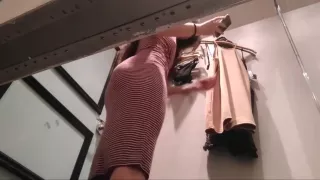 Cabine d essayage pour 2 superbes filles