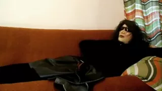 Lady smoking relaxing