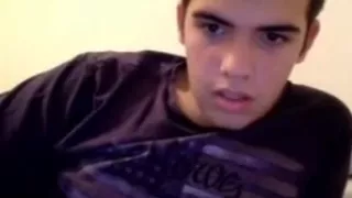 Spanish cutie with big tight ass on doggy on cam