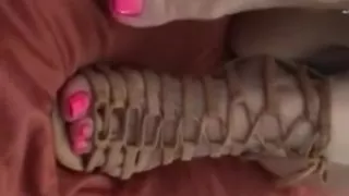 Bubble gum pink whack off