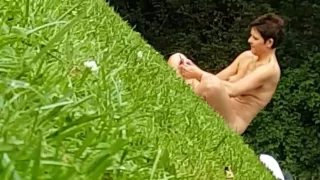 Naked matures and granny at nude beach