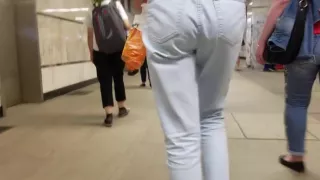 Ass in metro