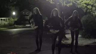 Black leotard and tights 1