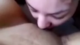 Girl licks pussy until squirt