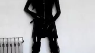 Black latex kigurmi breathplay