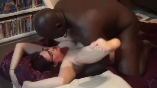 Elle recoit une 3e fois le colosse noir elle y prend gout!