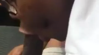 Dude gets his salty cock sucked in his mom car