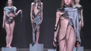 Fashionshow Full Naked Show Jef Montes in Fashionweek MB Amsterdam