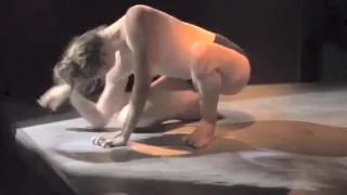 Naked on Stage 183 Standing Bird Jacqui Claus