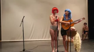 Naked on Stage Ann Liv Young and Students Art Performance 149