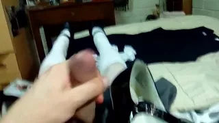 Horny homemade shemale video with Stockings, Lingerie scenes