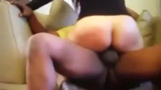 Fabulous homemade Big Butt, Interracial sex clip