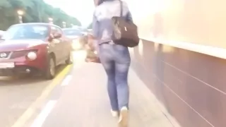 Round ass at late evening