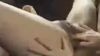 New hot lesbian on a deask