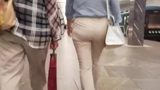 junior woman with big round ass