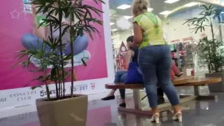 Mature blonde with big tight ass