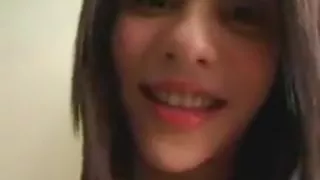 junior shemale in yellow bikini