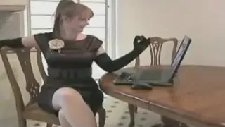 Mature lady in stockings