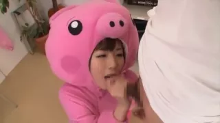 Fabulous Japanese model Makoto Matsuyama in Best Blowjob JAV video