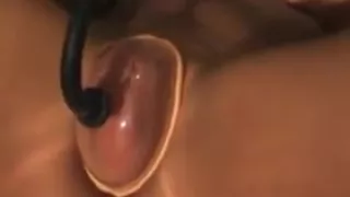 Amateur wife pumps her pussy and uses a huge toy