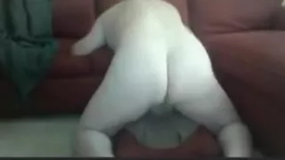 Fat slave sub on cam