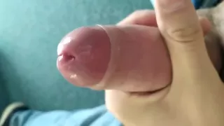 Masturbation at work with cumshot