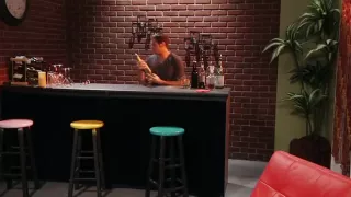 Sharp sex with horny blonde in bar