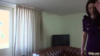 Grandpa Fucking Young Teen with Beautiful Big Boobs Job