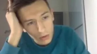 Italian cute boy cums on cam very big cock hot tight ass