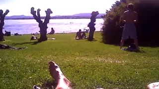 Sperma am FKK-Strand zu sich nehmen