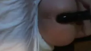 Handsfree cum anal orgasm