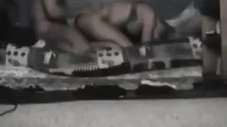 Shy blonde takes cock doggystyle