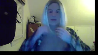 Female mask breast play