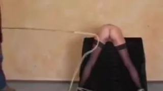 Punished with a sulky whip