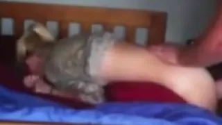 Skinny homemade amateur college girl fucks for money with fat guy