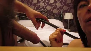 My lovely lady sucking my cocky and balls