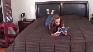 Daughter worship step mom feet