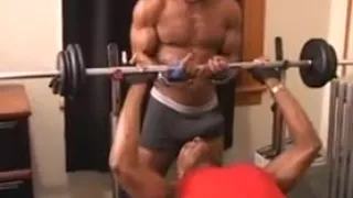 Two bodybuilder gay boys with go