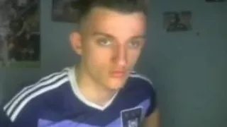 Belgium shy cute footballer shows bubble butts on cam