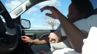 Pickup truck handjob