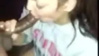 Big girl giving good head