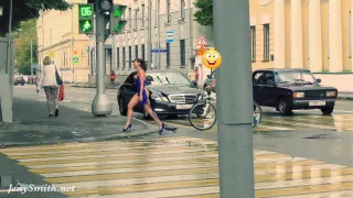 Hidden Cam Captures Jeny Getting Repeatedly Stripped in Public!