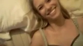 Geil blond milfje