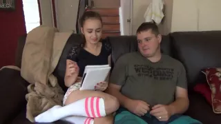 Sexy college girl fucks well