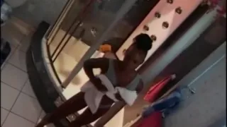 Splendid babe and voyeur neighbor