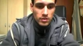 German gorgeous man with long cock cums on cam