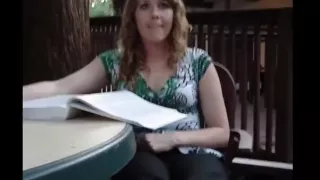 Blonde girl in the park sexy feetfetish soles