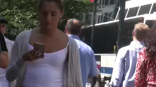 Babe and college girl Sightseeing