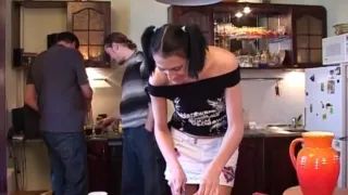 Skinny russian college girl