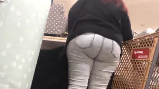 Fat Ass Latina Bends Over on Bean Bag